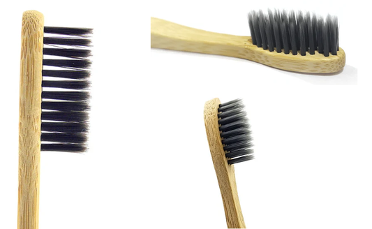 Bamboo Toothbrush – with Charcoal Bristles
